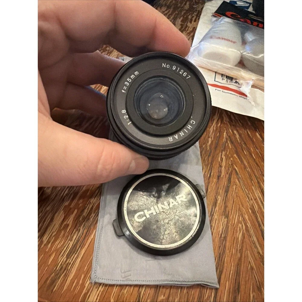 CANON AE-1 Program 35MM w 4 Lenses Flash + Lens Care Kit !! Free Shipping !